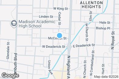 Map image of the property - 136 McCowat St