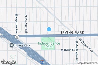 Map image of the property - 4011 N Avers Ave