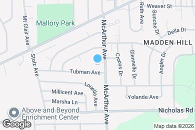 Map image of the property - 2816 Yergen Ct