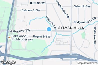 Map image of the property - 1026 Astor Ave SW