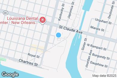 Map image of the property - 4520 N Rampart St