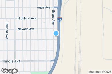 Map image of the property - 2428 E Evans Ave