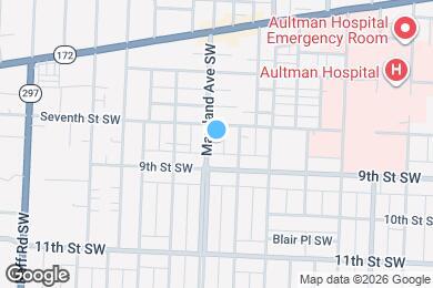 Map image of the property - 716 Maryland Ave SW