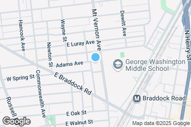Map image of the property - 305 Adams Ave
