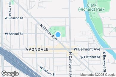 Map image of the property - 3253 N Elston Ave
