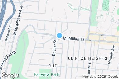Map image of the property - 345 W McMillan St