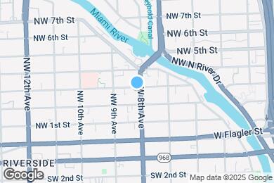 Map image of the property - 240 NW 8th Ave