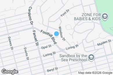 Map image of the property - 5081 Foothill Blvd