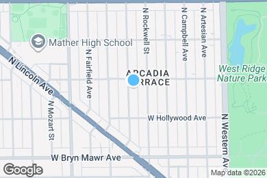 Map image of the property - 5747 N Talman Ave