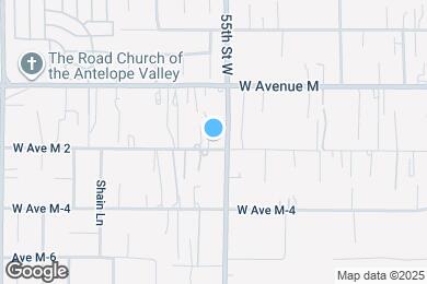Map image of the property - 5517 W Avenue M2