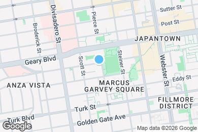 Map image of the property - 1343 Pierce St