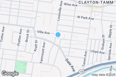 Map image of the property - 1414 Louisville Ave