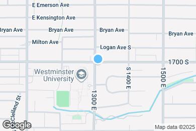 Map image of the property - 1711 S 1300 E