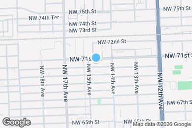 Map image of the property - 1463 NW 70th St