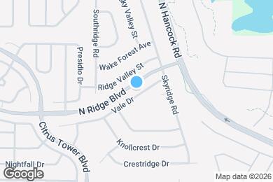 Map image of the property - 1888 Vale Dr