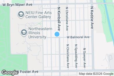 Map image of the property - 3411 W Balmoral Ave
