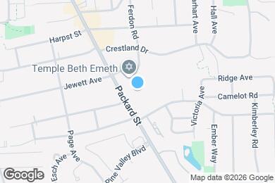 Map image of the property - 2319 Packard St