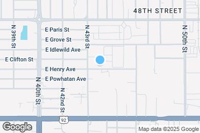 Map image of the property - 4314 E Henry Ave