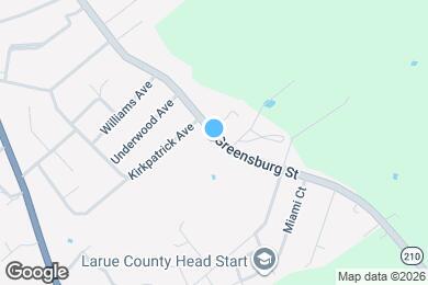 Map image of the property - 366 S Greensburg St