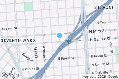 Map image of the property - 2824 Pauger St