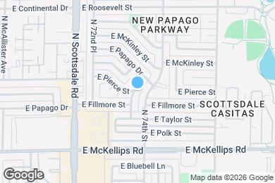 Map image of the property - 601 N 73rd Pl
