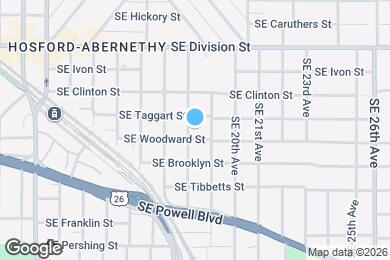 Map image of the property - 2824 SE 18th Ave