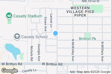 Map image of the property - 1501 Carlton Way