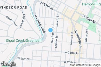 Map image of the property - 2710 San Pedro St