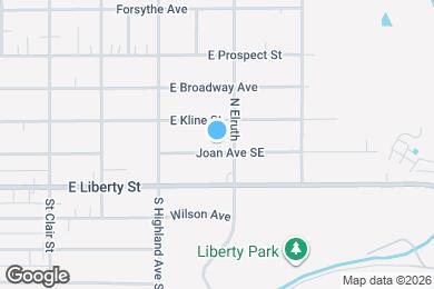 Map image of the property - 458 Joan Ave SE