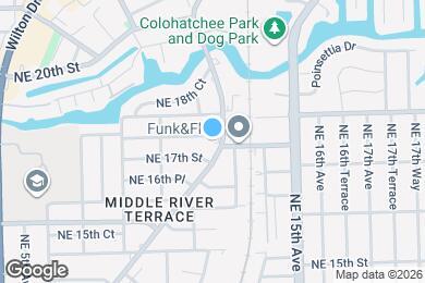 Map image of the property - 1150 NE 17th Ct
