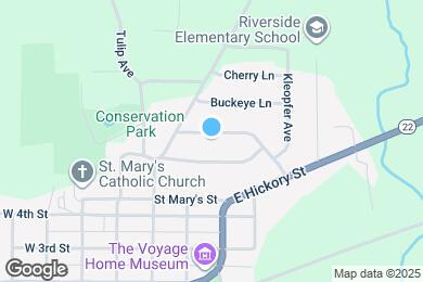 Map image of the property - 306 Sycamore St