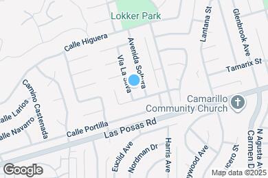 Map image of the property - 1556 Via La Silva