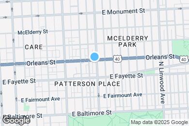 Map image of the property - 238 N Milton Ave