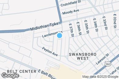 Map image of the property - 108 E Roanoke St