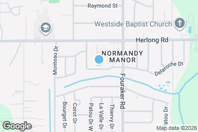 Map image of the property - 8061 Delaroche Dr