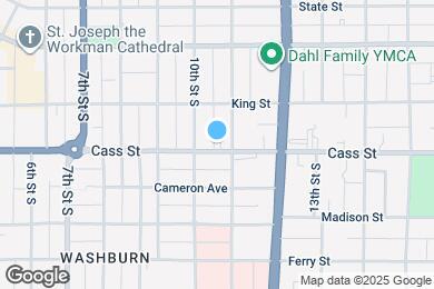 Map image of the property - 1019 Cass St