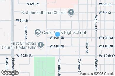 Map image of the property - 1104 W 10th St