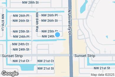 Map image of the property - 8320 NW 24th Pl