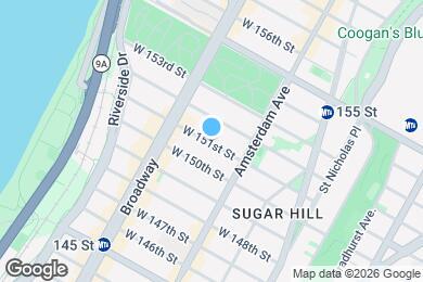 Map image of the property - 525 W 151st St