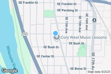 Map image of the property - 1118 SE Rhone St