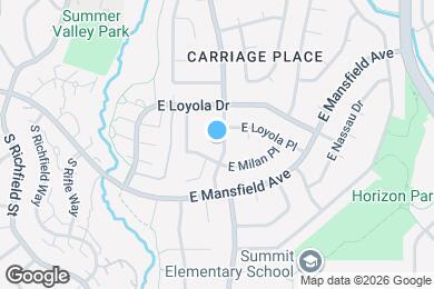 Map image of the property - 3869 S Uravan St
