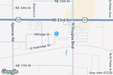 Map image of the property - 2008 Midridge Dr