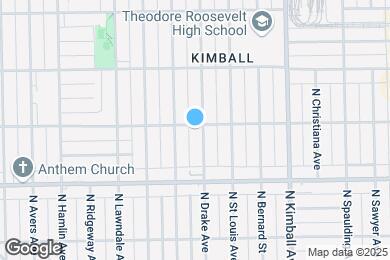 Map image of the property - 4452 N Drake Ave