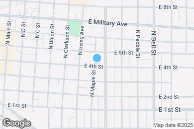 Map image of the property - 804 E 4th St