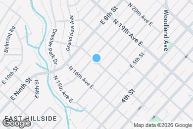 Map image of the property - 619 N 17th Ave E