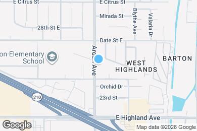 Map image of the property - 6301 Arden Ave