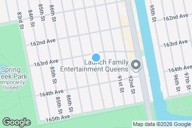 Map image of the property - 163-33 89th St