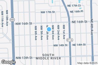 Map image of the property - 1504 NW 4th Ave