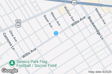Map image of the property - 500 Bauer Ave