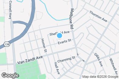 Map image of the property - 132 Evarts St